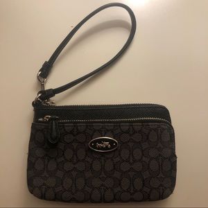 Coach black wallet